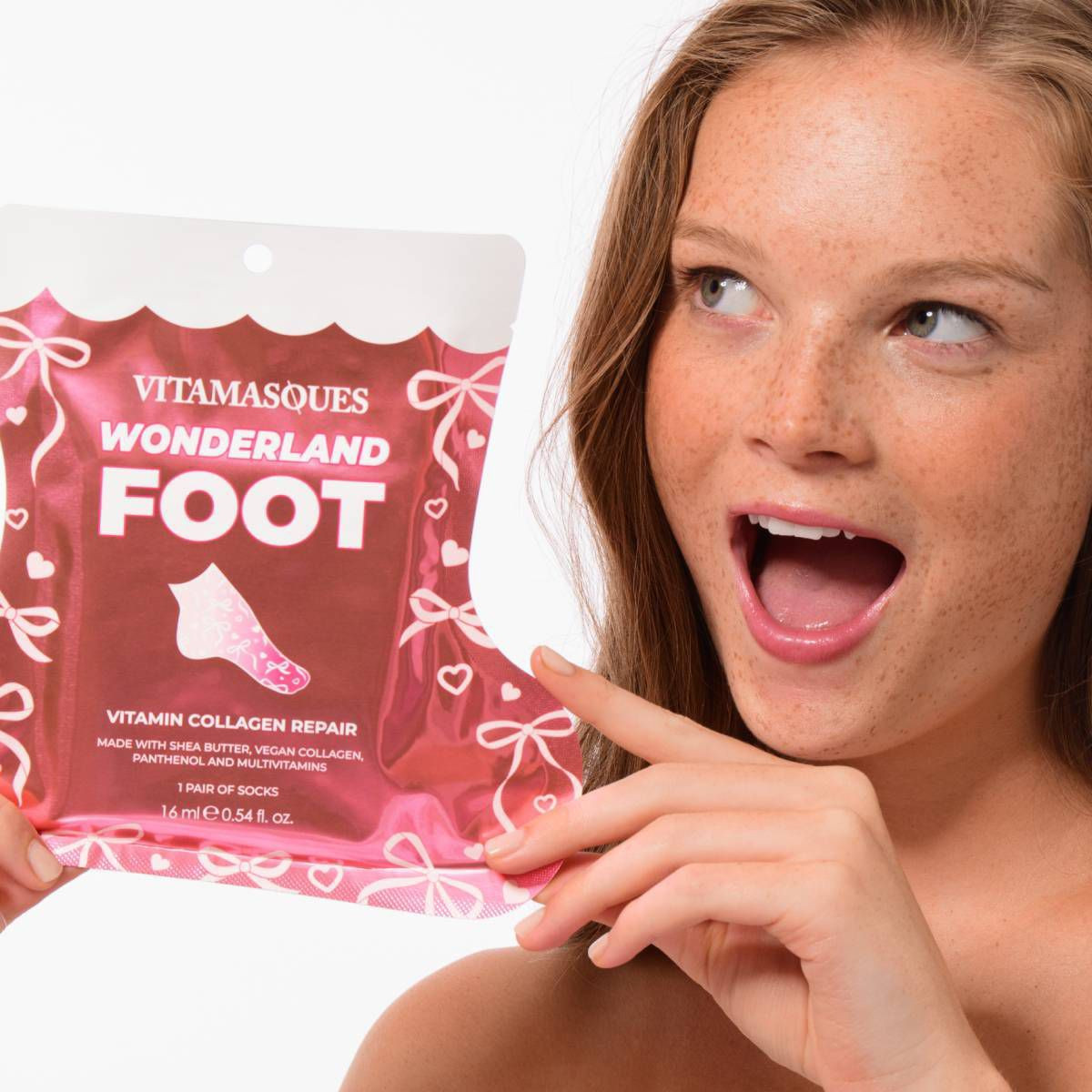 Vitamasques Stocking Stuffer Wonderland Moisturizing Foot Mask - 0.54 fl oz | Target