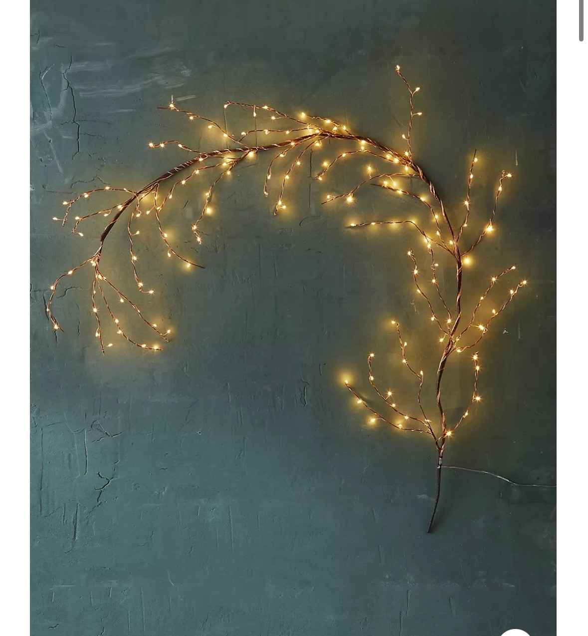 Twinkling branch lights 

#LTKHome #LTKHoliday #LTKFindsUnder100