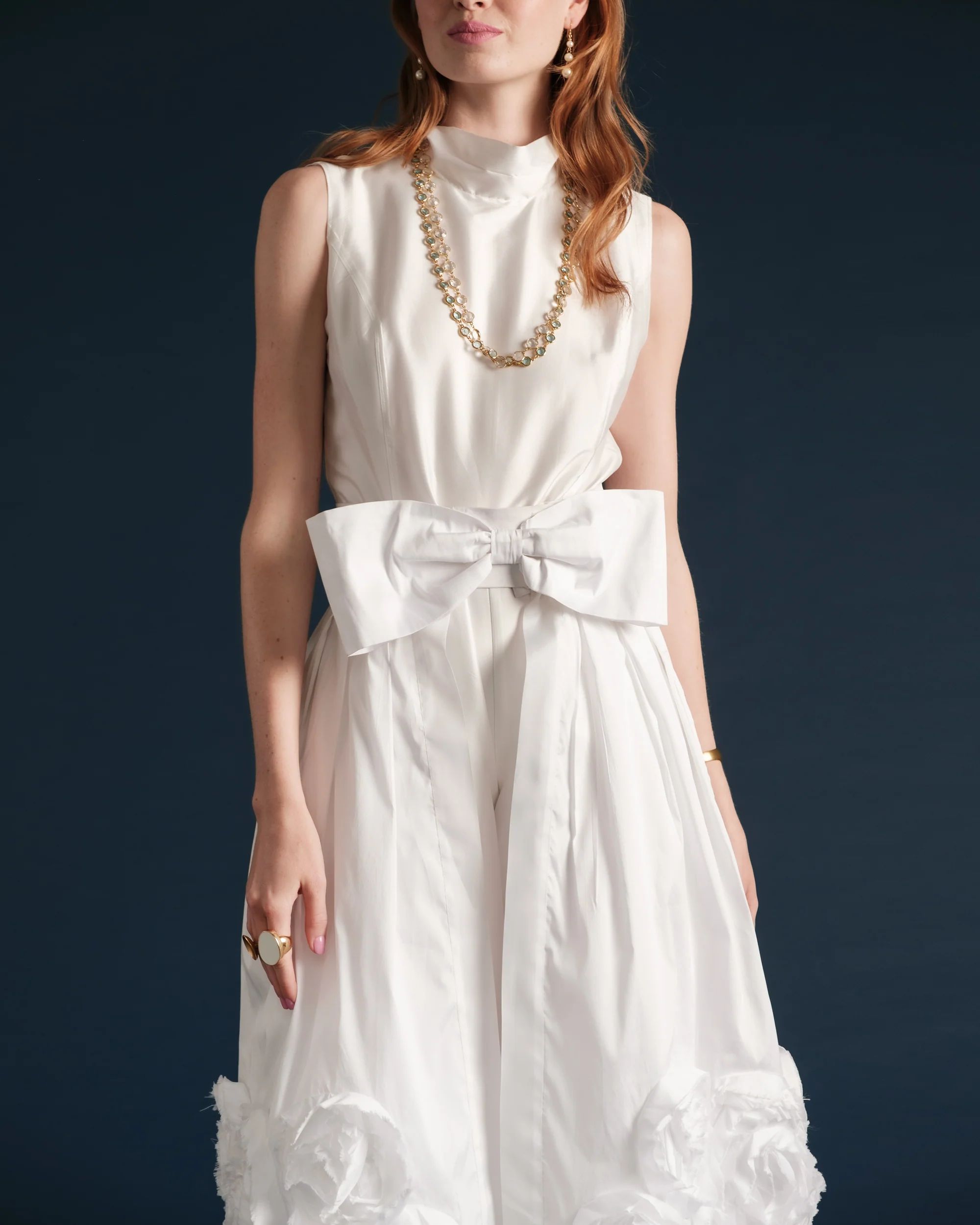Jody Half Skirt White | Frances Valentine