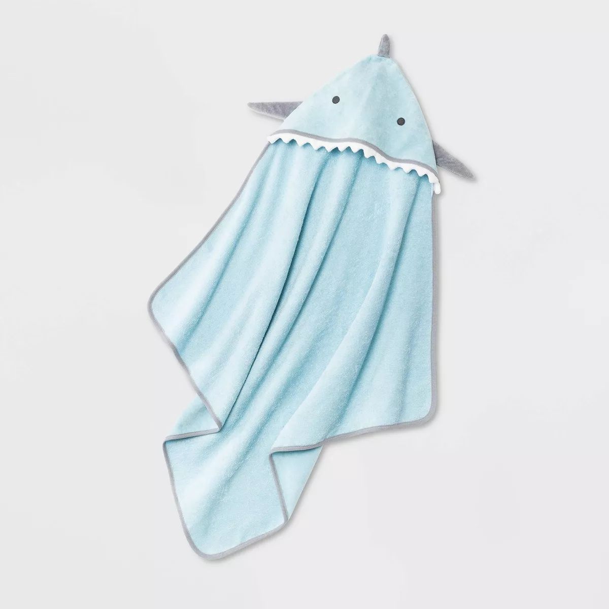 Baby Boys' Critter Shark Hooded Towel - Cloud Island™ Blue | Target