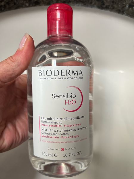 Micellar water. Don’t be fooled by others- this is the best! The only thing you need for gentle, daily cleansing. Removes makeup and dirt and leaves your skin clean without stripping your skin’s natural oils. #skincare

#LTKover40 #LTKbeauty