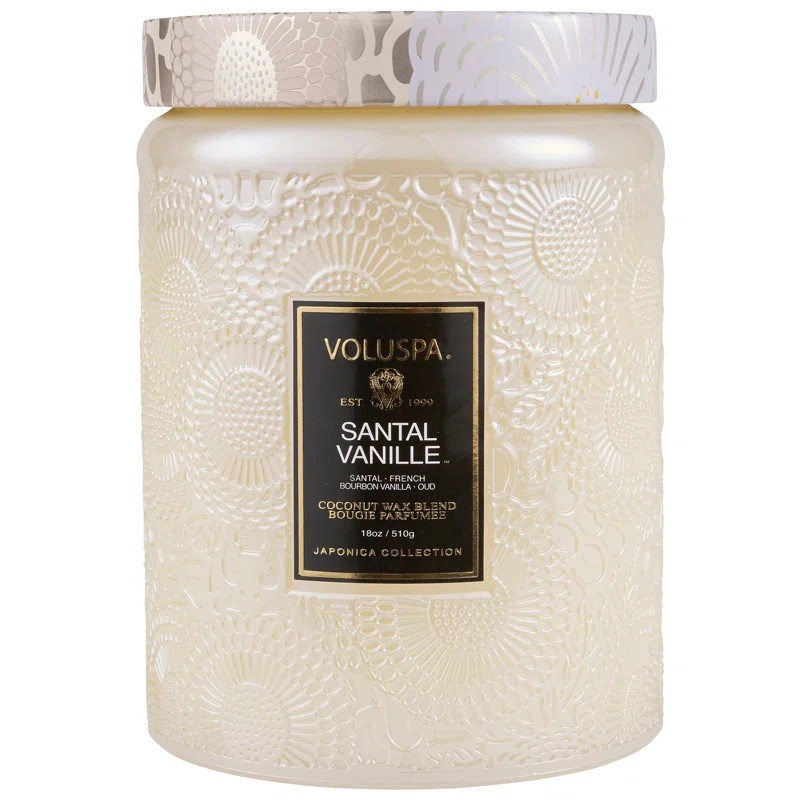 Santal Vanille Large Jar Candle | Wayfair North America