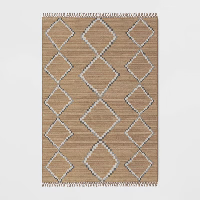 Soft Moroccan Tapestry Double Knot Fringe Outdoor Rug - Opalhouse™ | Target