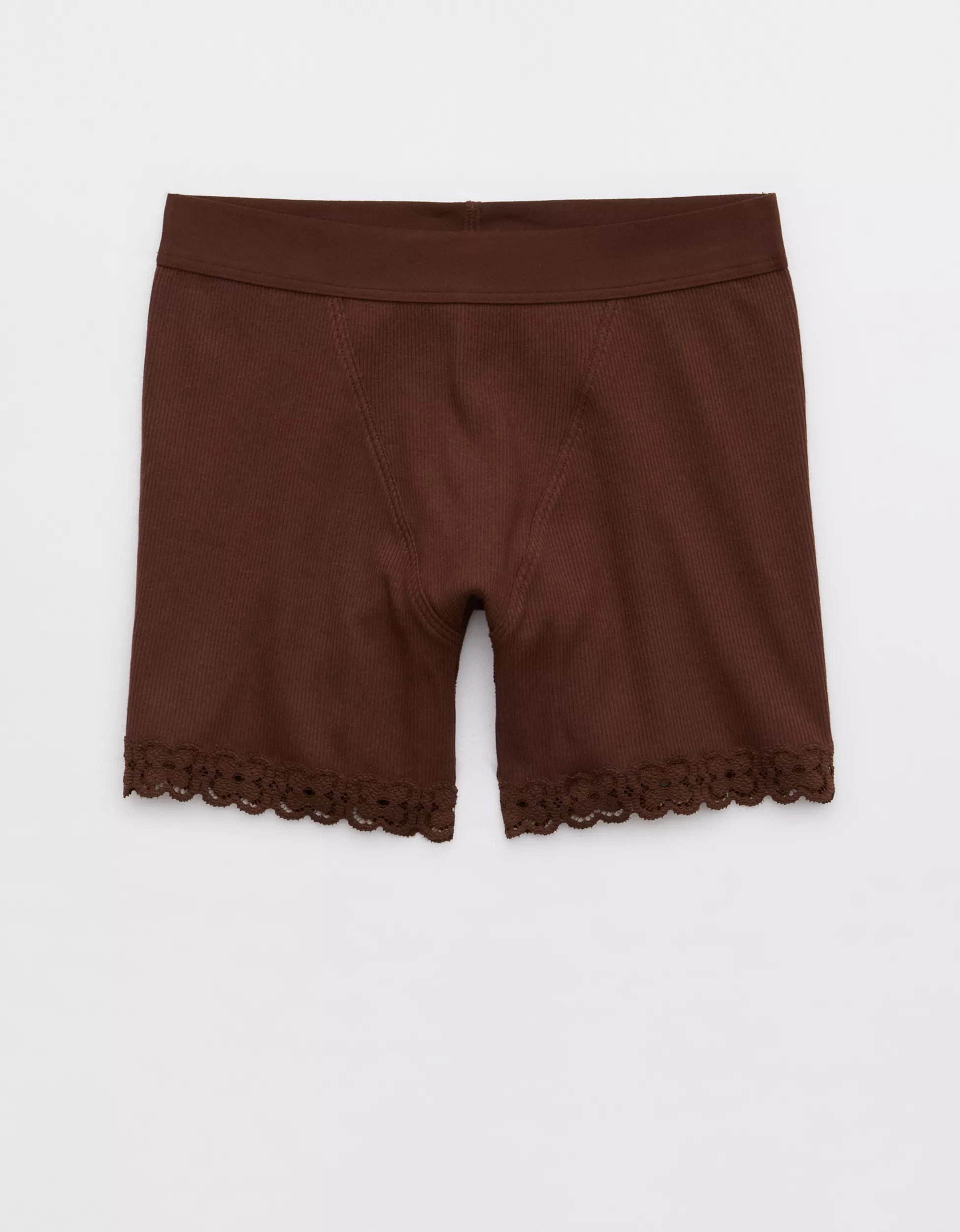 Superchill Cotton Cozy Lace Boyshort Underwear | Aerie