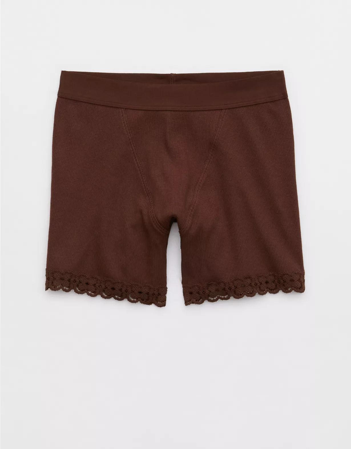Superchill Cotton Cozy Lace Boyshort Underwear | Aerie
