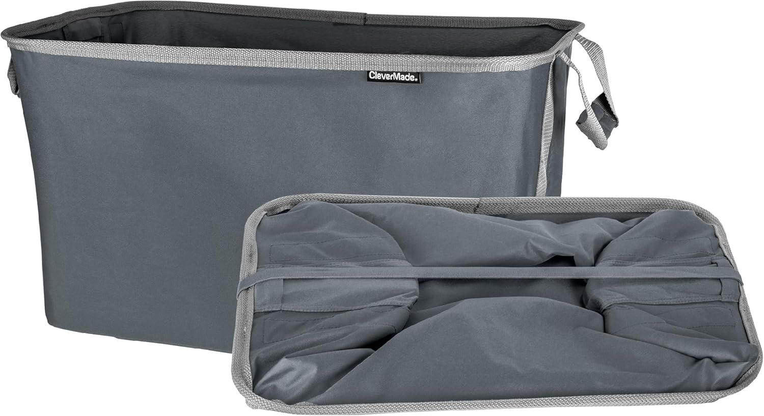 CleverMade Collapsible Fabric Laundry Basket - Foldable Pop Up Storage Bin - Space Saving Hamper ... | Amazon (US)