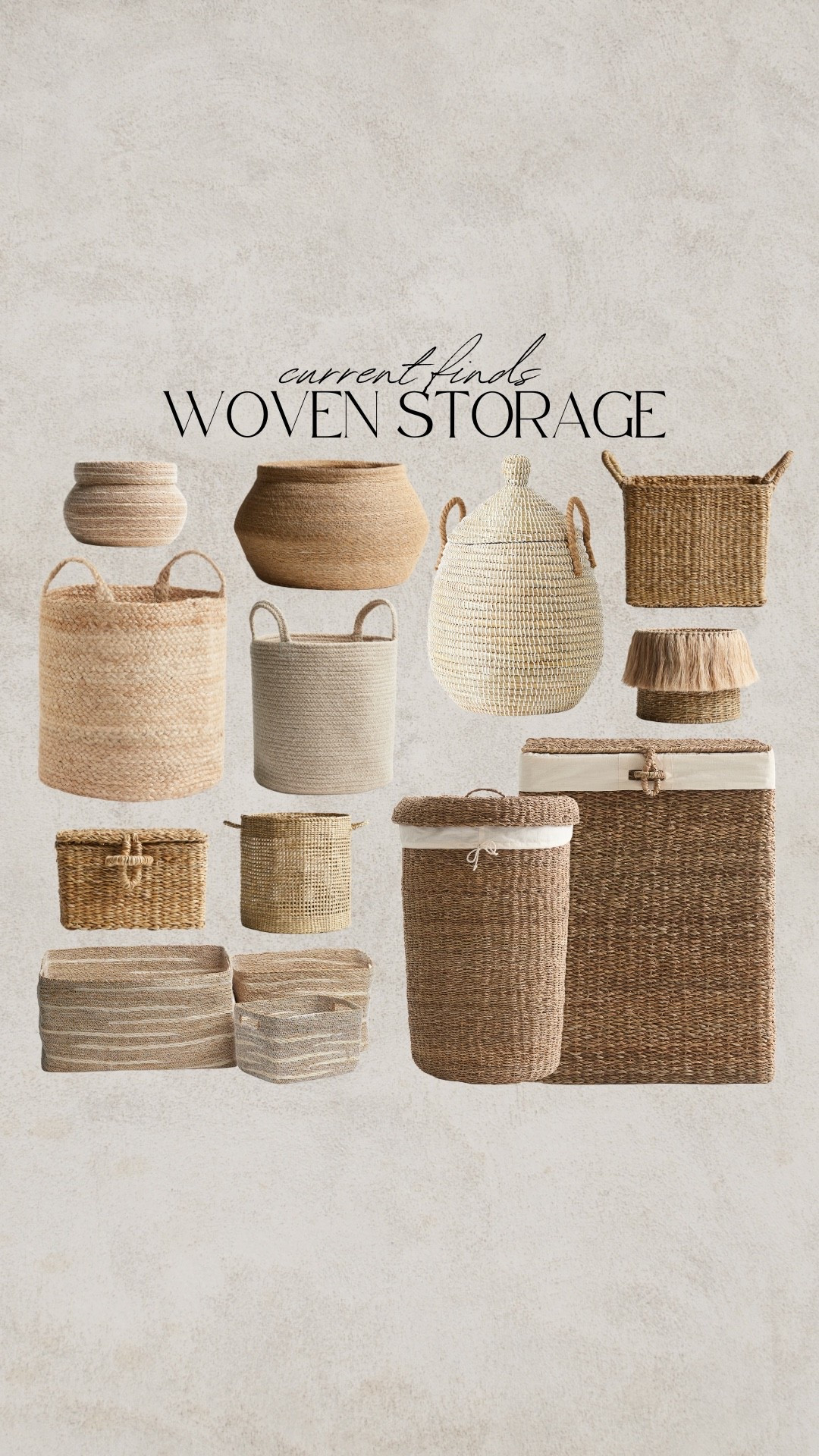 Woven storage, woven hamper, seagrass storage, straw storage, storage basket, seagrass basket, straw box, storage box, seagrass laundry basket, jute basket, jute laundry basket, storage basket, braided storage basket, cotton storage basket

#LTKHome #LTKFindsUnder50 #LTKSaleAlert