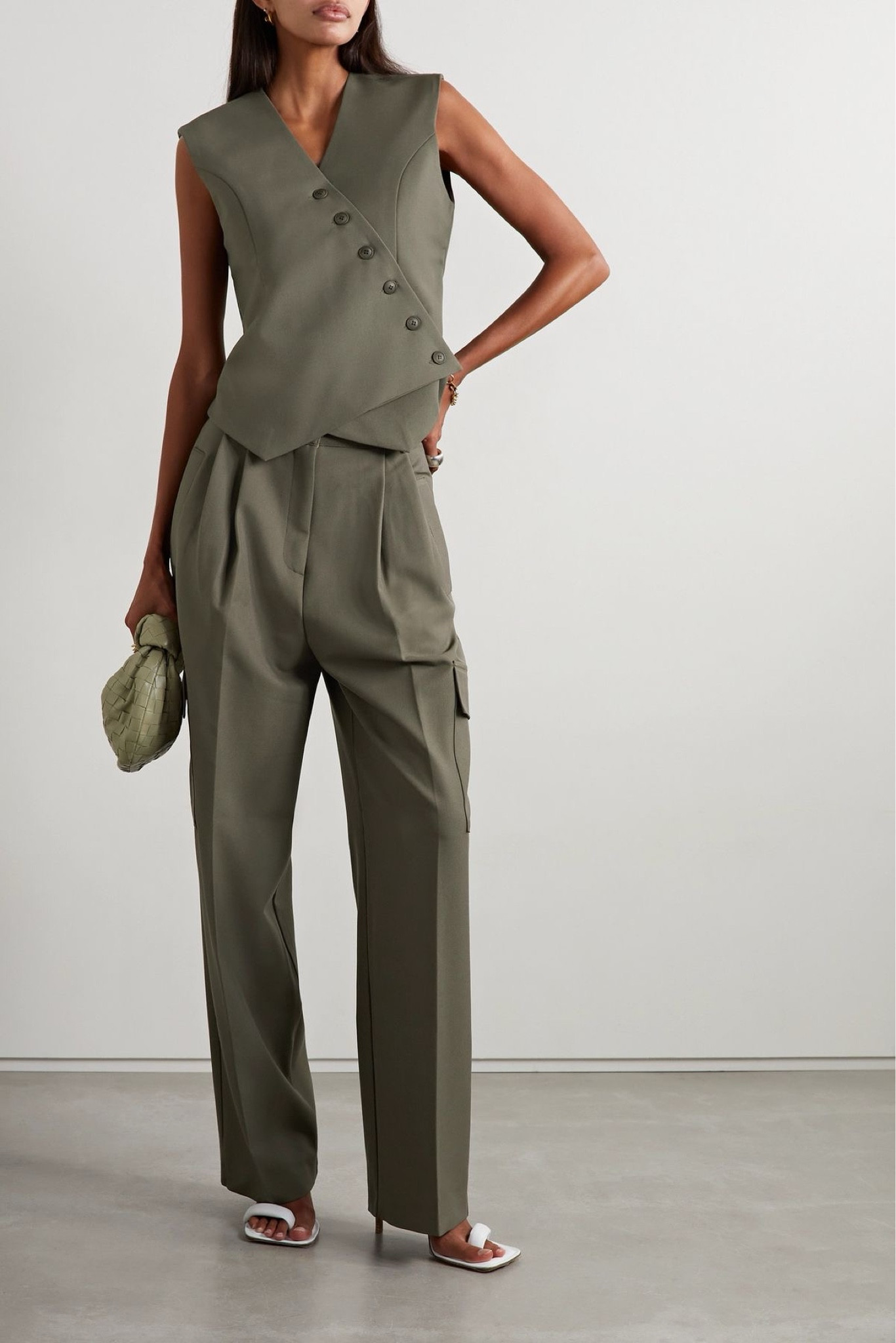 Khaki Maesa Cross Vest curated on LTK