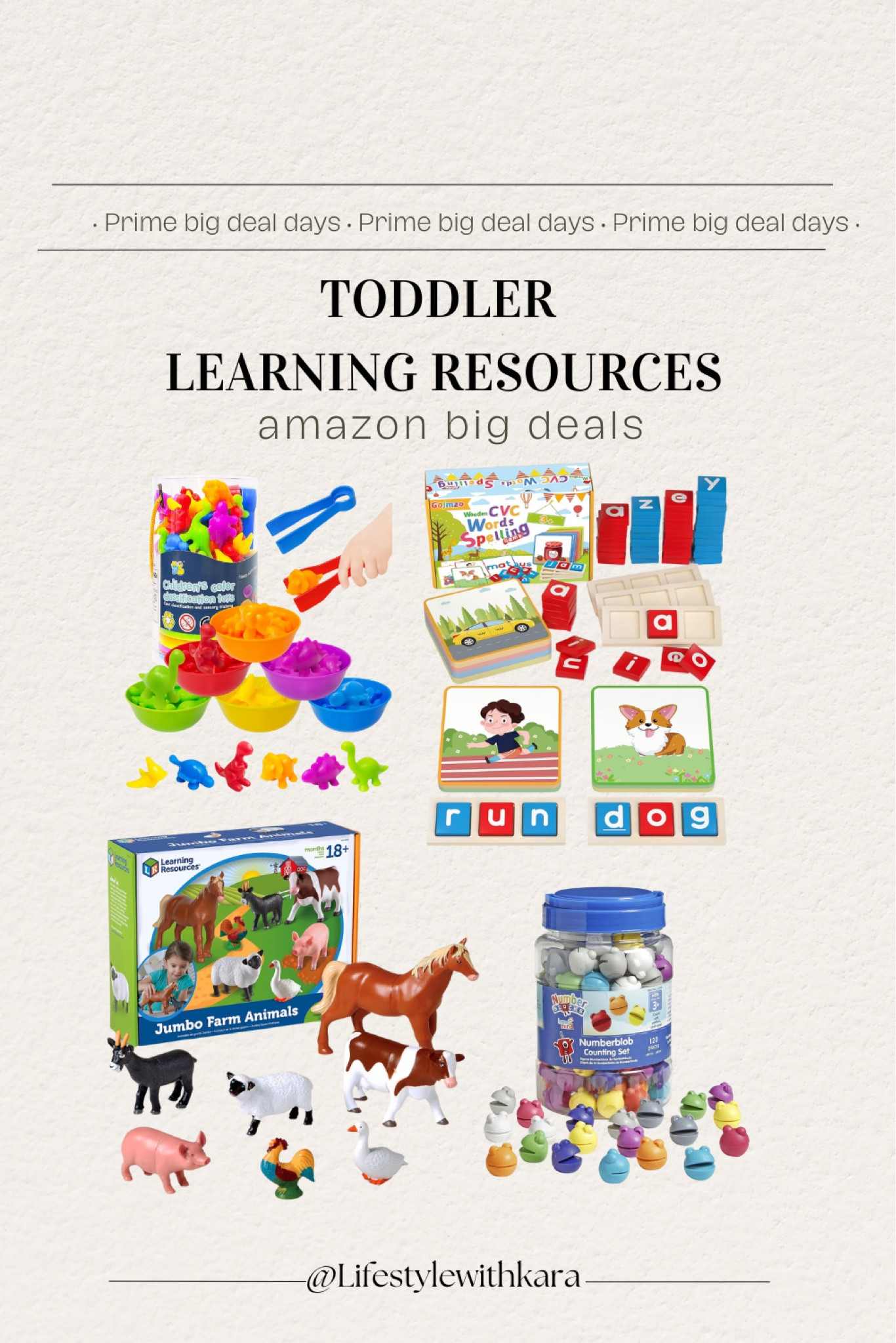 Prime Deal days! Super affordable toddler-preschool age learning activities 

#LTKxPrimeDay #LTKFamily #LTKKids
