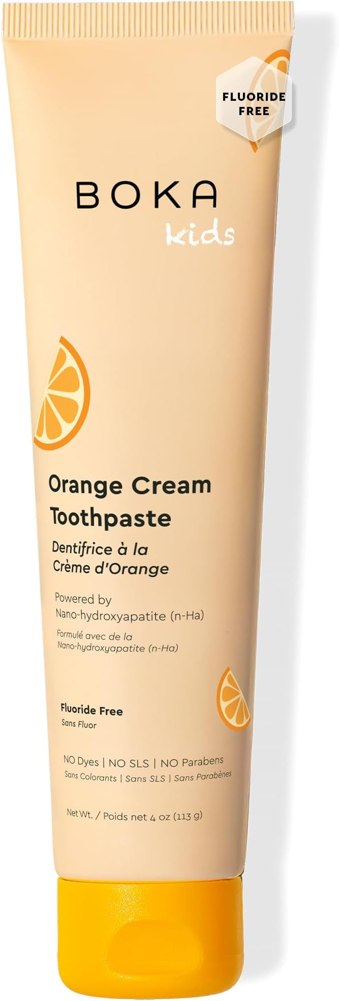 Boka Fluoride Free Toothpaste Nano Hydroxyapatite Toothpaste - Orange Cream Flavor, 4 oz 1Pk US M... | Amazon (US)