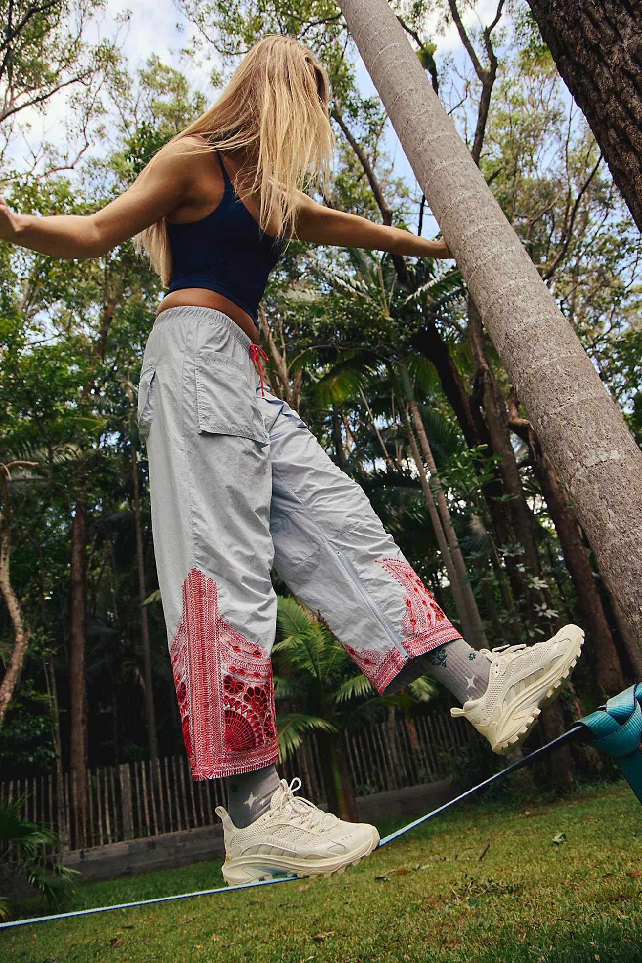 Fly By Night Embroidered Pants | Free People (Global - UK&FR Excluded)