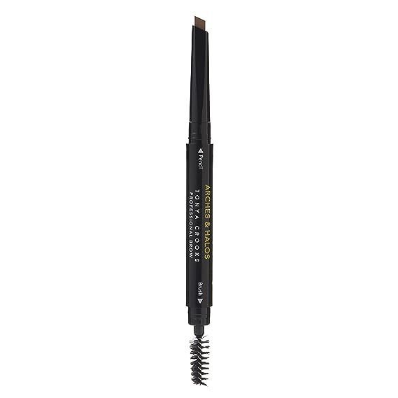 Arches & Halos Angled Brow Shading Pencil - Double Sided Eyebrow Filler and Spoolie - Angled Brus... | Amazon (US)