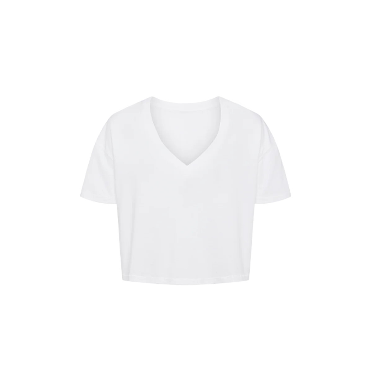 Boxy V-Neck Tee | Nuuds US