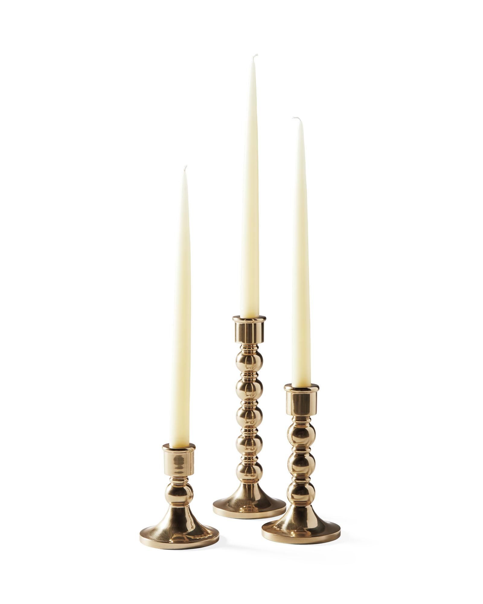 Bobbin Taper Candle Holder | Serena and Lily
