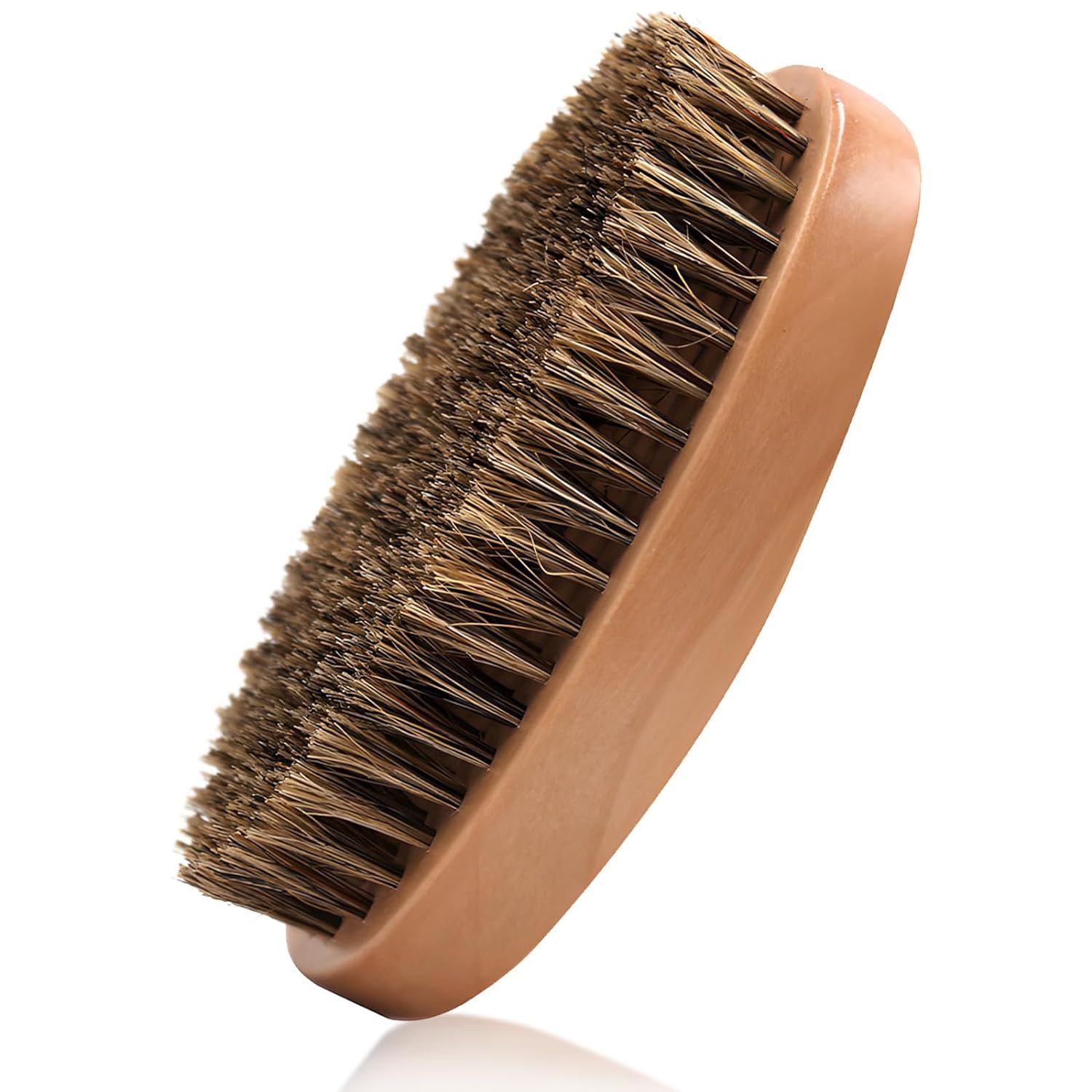 Kootinn Boar Bristle Hair Beard Brush for Men - Small Soft Beard Brush, Pocket Travel Men's Woode... | Amazon (US)