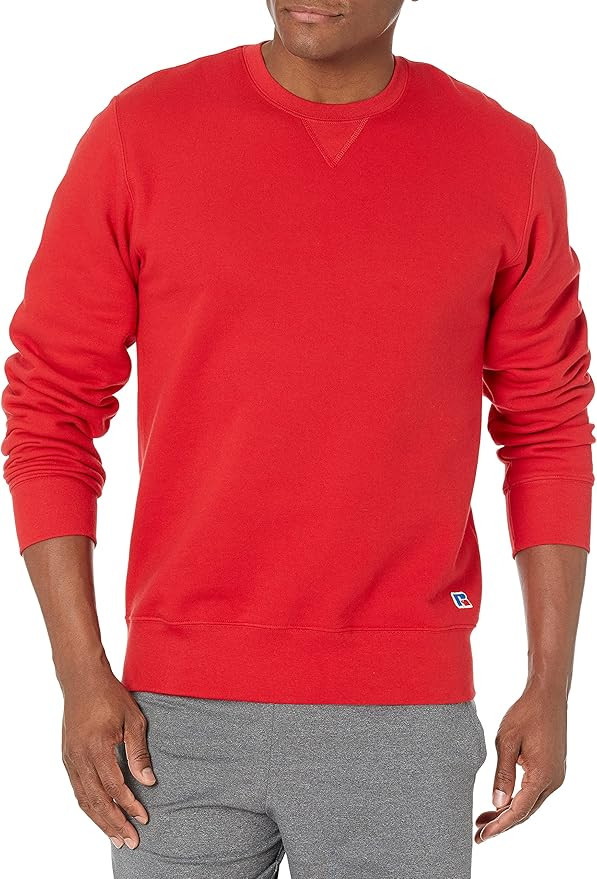 Russell Athletic Men's Cotton Rich 2.0 Premium Fleece Sweatshirt | Amazon (US)