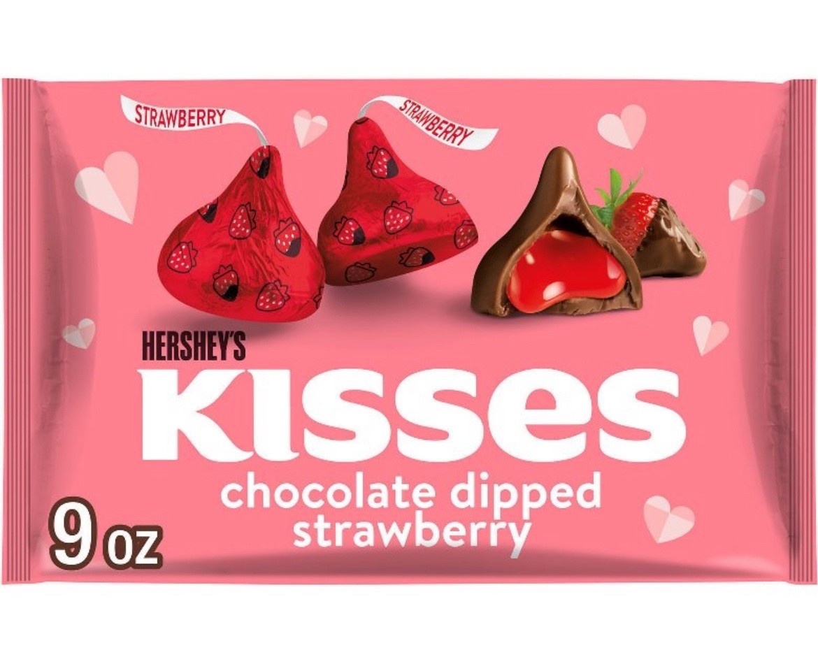 Had to share a limited edition candy that is SO yummy!! Target is carrying the exclusive Hershey's Valentine's Day Chocolate Dipped Strawberry Kisses 🍓 They truly taste like a bite of chocolate covered strawberries, and are delicious. On sale buy one, get one 50% off right now also! These will be sold out for sure before Valentine’s Day. 

#LTKSaleAlert #LTKSeasonal