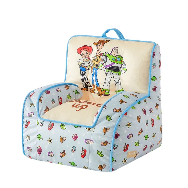 Toy Story 18" Toddler Square Beanbag Chair, Blue - Walmart.com | Walmart (US)
