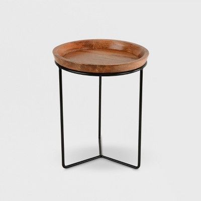 Plant Stand Black & Wood -  - Smith & Hawken™ | Target