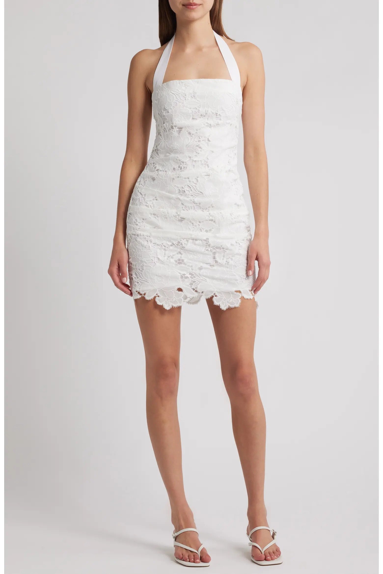 Alva Lace Halter Minidress (Women) | Nordstromrack | Nordstrom Rack