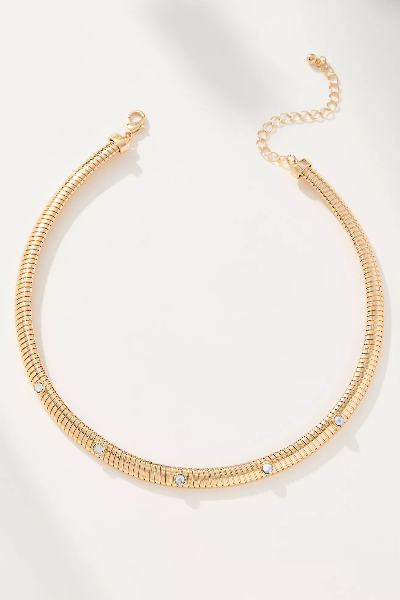 Thick Crystal Collar Necklace | Anthropologie (US)