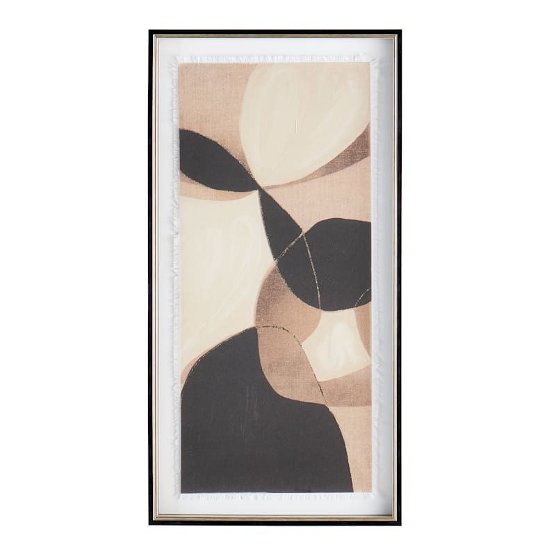 Glass Framed Modern Print Wall Art, 21x41 | At Home