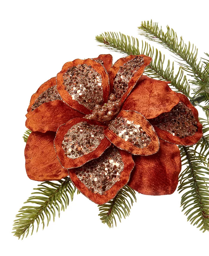 Spiced Cider Copper Flower Clip Ornament, Created for Macy's | Macy's