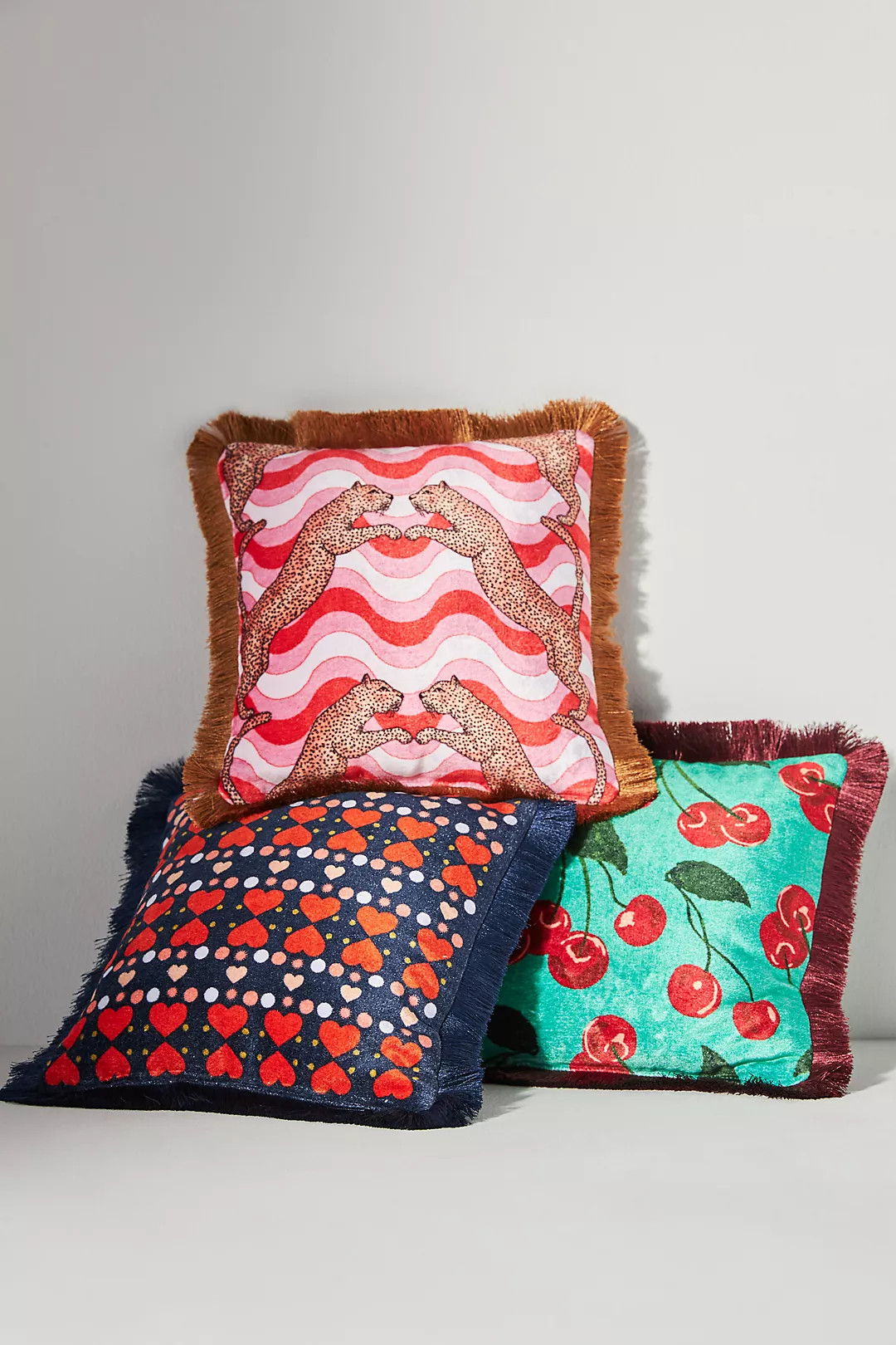 Maeve Le Petit Fringe Square Cushion | Anthropologie (UK)