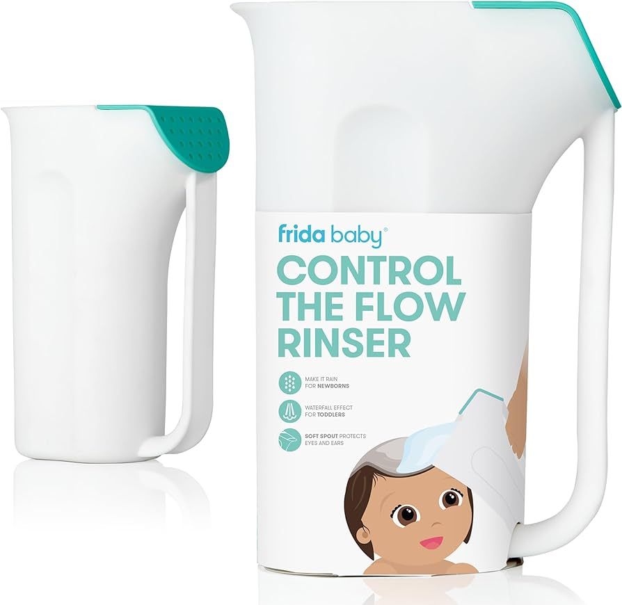 Frida Baby Control The Flow Polypropylene ABS Rinser|Bath Time Rinse Cup with Easy Grip Handle an... | Amazon (US)