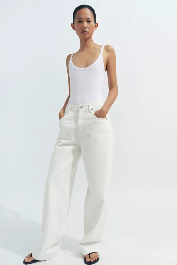 COTTON STRAPPY BODYSUIT | Zara US
