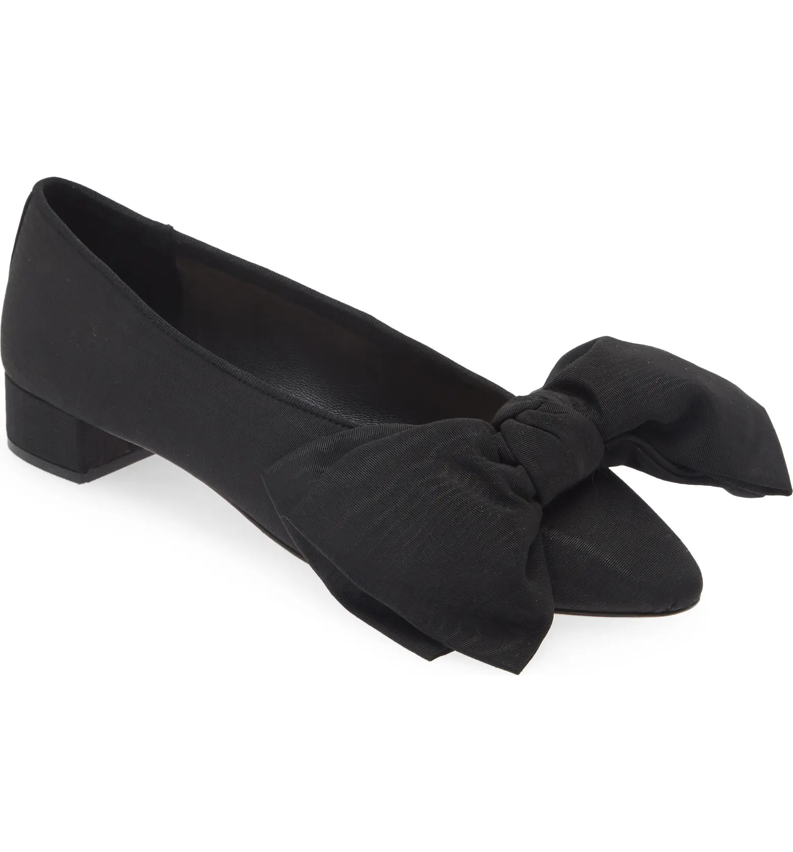 Noa Bow Pointed Toe Block Heel Pump (Women) | Nordstrom