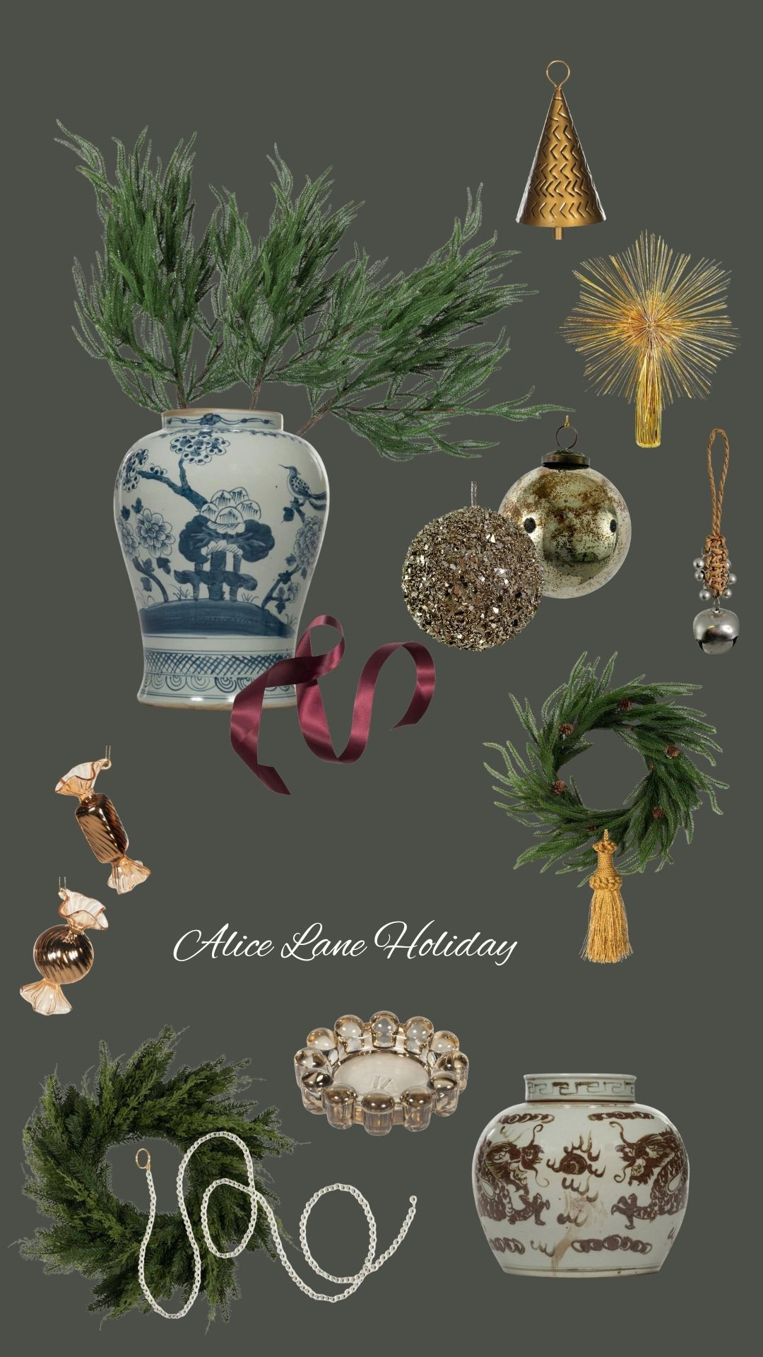 Nobody does home decor like Alice Lane and their holiday collection is no exception!! So timeless, classic and will fit within any Christmas style 🎄🤌

#LTKHoliday #LTKHome #LTKSeasonal