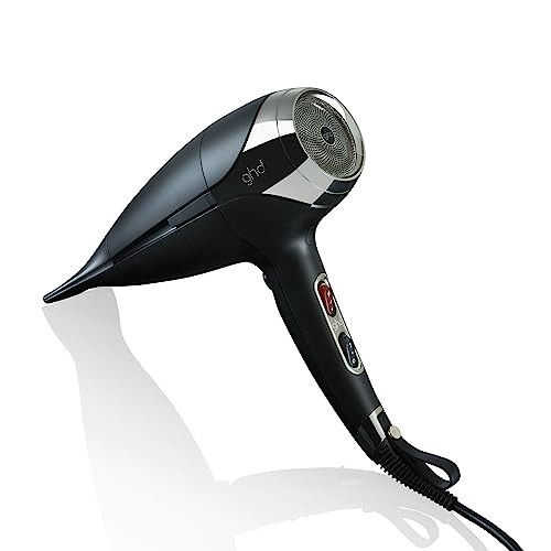 ghd Helios Professional Hair Dryer - Advanced 1875W Blow Dryer with Aeroprecis Technology, 75mph Airflow, Ionic Frizz Control, More Shine, Lightweight Design and Low Noise - Black | Amazon (US)