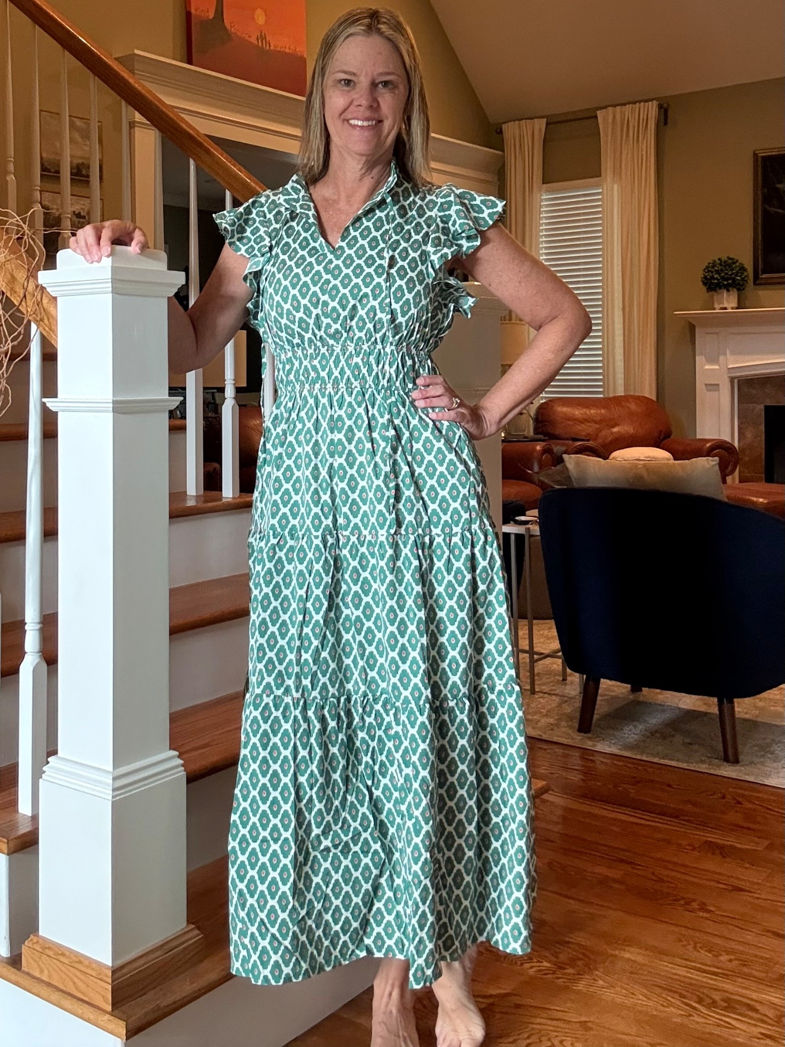 Summer boho maxi dress. I also have in pink which is my favorite of the two  

#LTKSeasonal