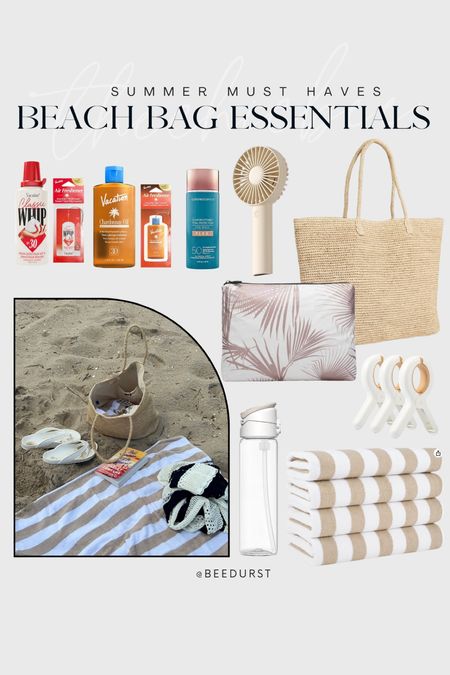 Summer beach bag essentials from Amazon, what’s In my beach bag for summer vacation must haves for the beach, summer spf, affordable beach must haves 

#LTKTravel #LTKFindsUnder50 #LTKSwim