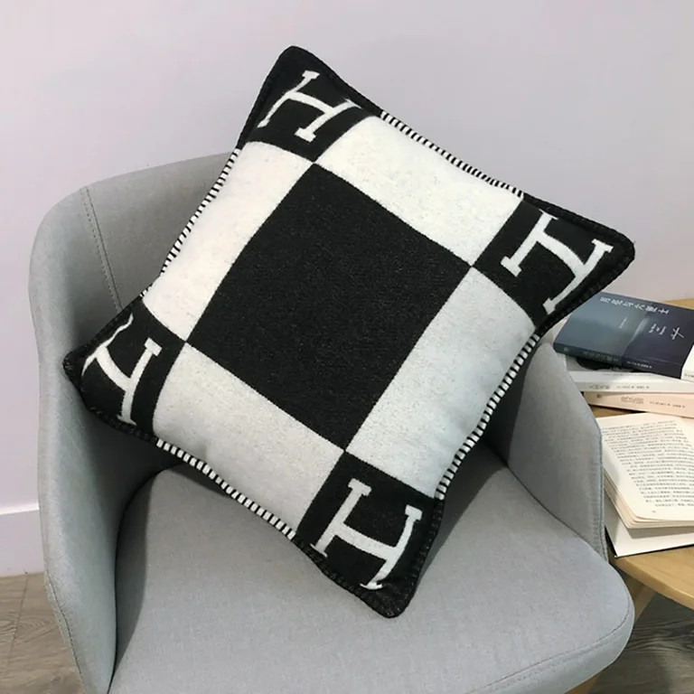 Outdoor Pillow Covers,with Hidden Zipper 17"X 16" H Letter Pillowcase Decorative,for Sofa,Living ... | Walmart (US)