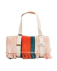 Bistro Stripe Hand Loomed Oversized Premium Beach Blanket | TJ Maxx