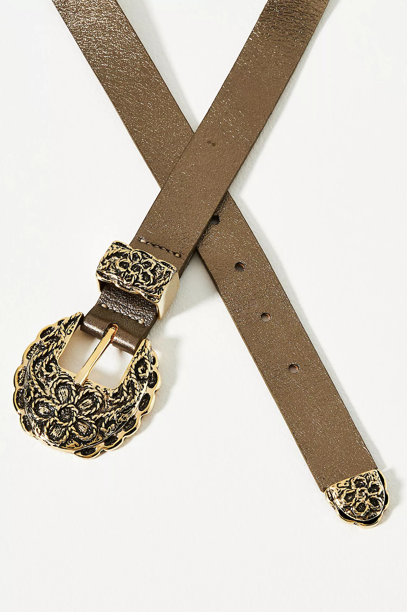 Streets Ahead Floral Western Belt | Anthropologie (US)