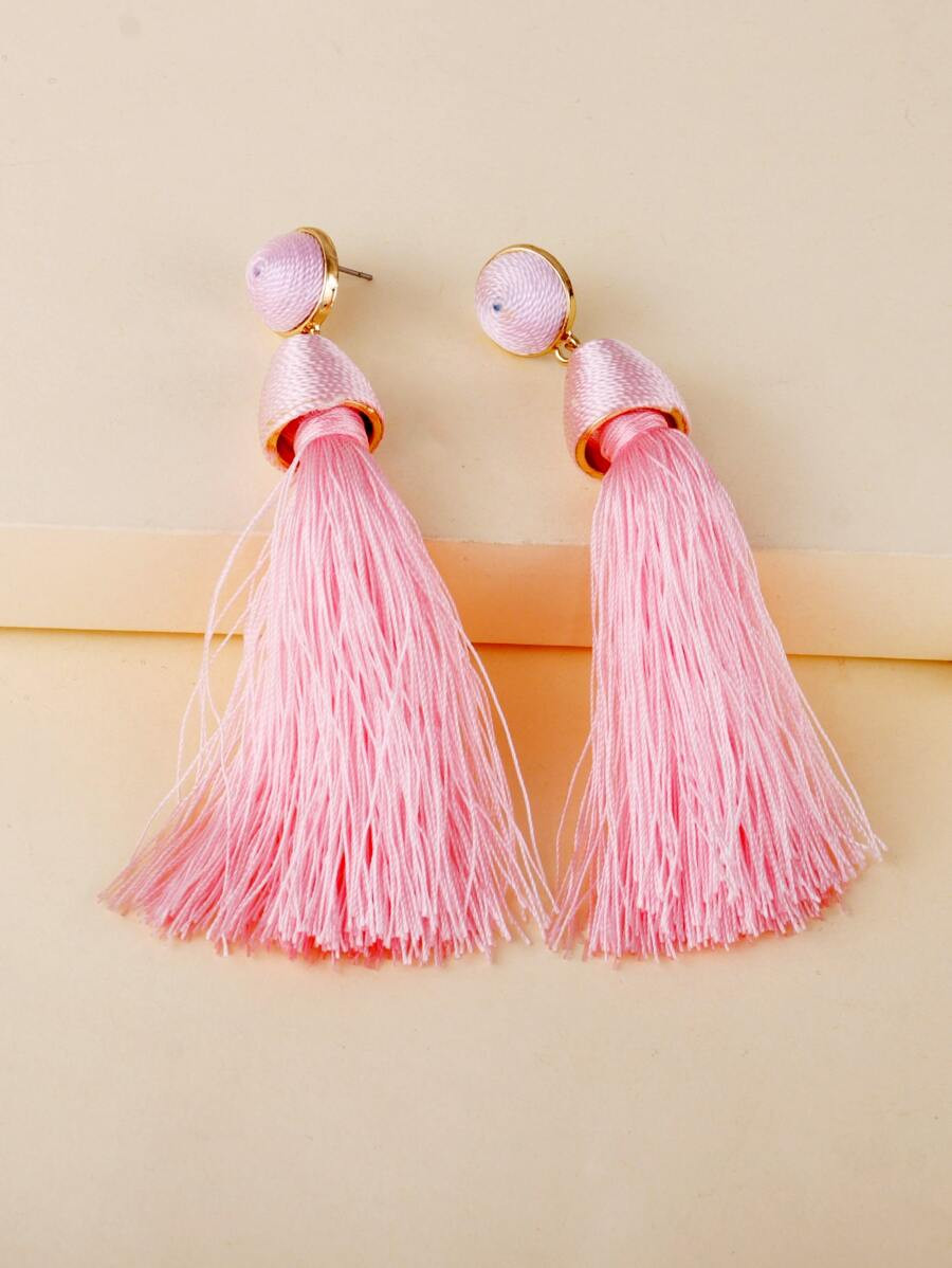 Tassel Drop Earrings | SHEIN