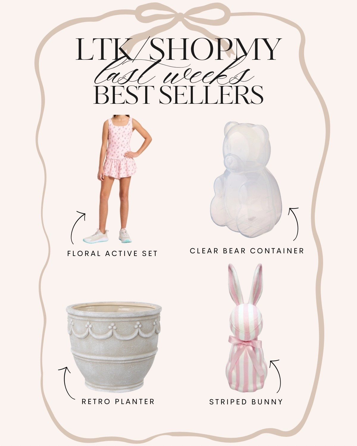 Last Week’s Best Sellers

#LTKKids #LTKValentine #LTKHome