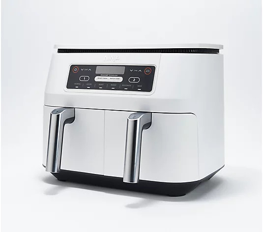Ninja 8-qt 6-in-1 Dual Zone Air Fryer with Broil Rack | QVC