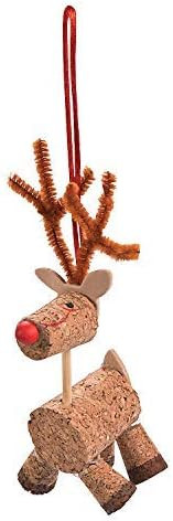 Cork Reindeer Christmas Ornament Craft Kits - Makes 12 - Holiday Crafts for Kids | Amazon (US)
