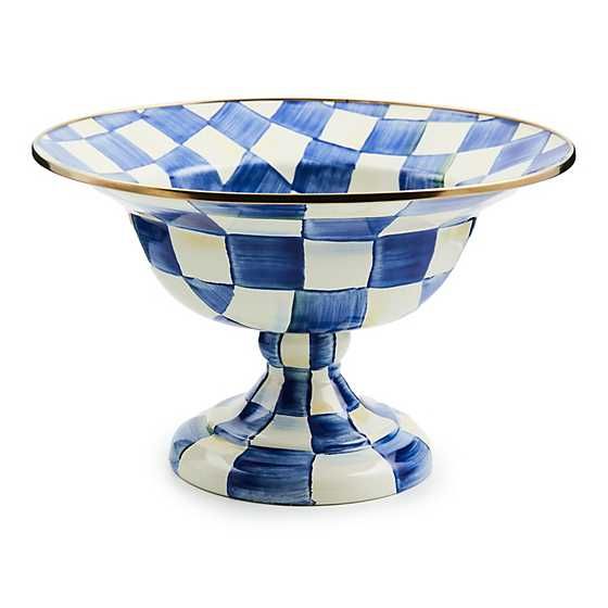 Royal Check Large Compote | MacKenzie-Childs