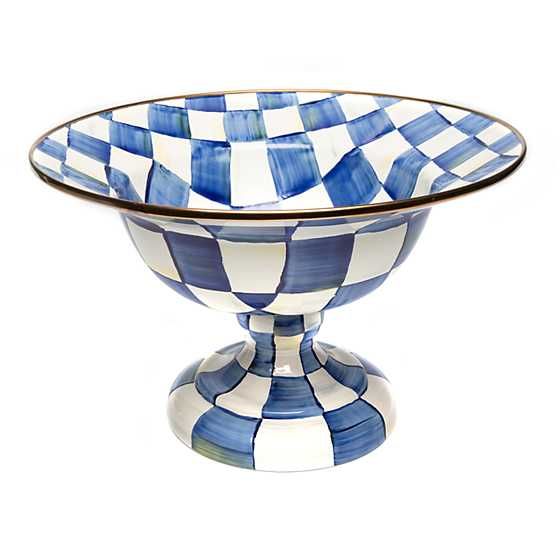 Royal Check Large Compote | MacKenzie-Childs