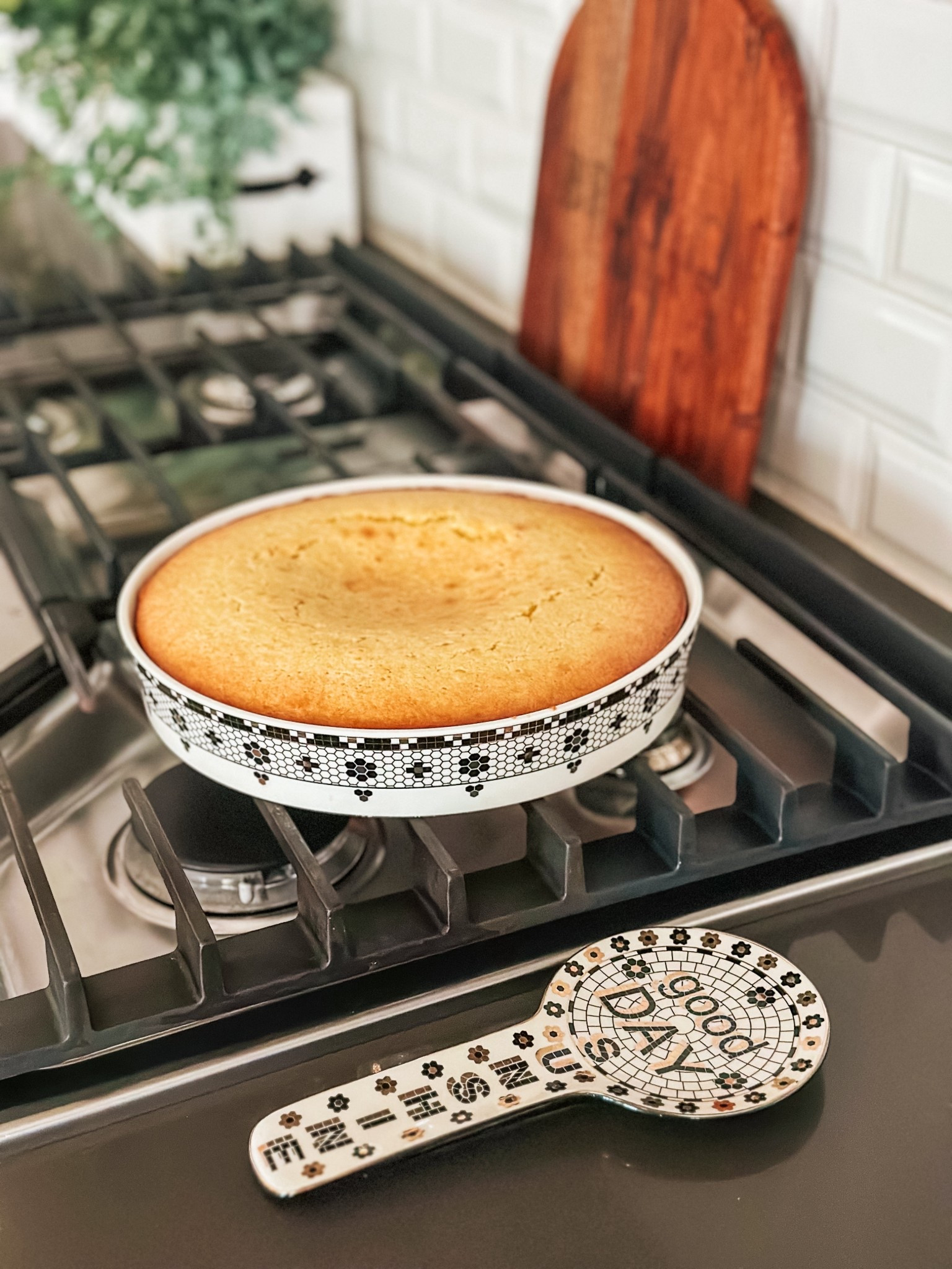 This Bistro pie pan & matching spoon rest from @Anthropologie makes baking feel extra special. The pan is the prettiest piece to bake and serve in and the spoon rest is the perfect blend of fashionable & functional (yes it’s dishwasher safe). 

I used it to make the most delicious olive oil lemon cake and it went straight from oven to table looking like a bakery moment. If you love pieces that are both functional & beautiful for spring hosting, these are such a fun find. 🍋✨

#LTKfoodie #LTKSeasonal #LTKHome