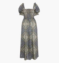 The Scarlett Nap Dress - Olive Equestrian Scarf | Hill House Home US