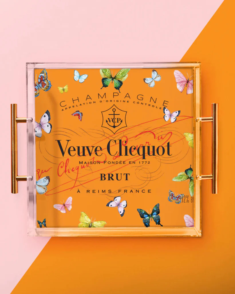 Bubbly Butterfly Orange Large Tray | Refinery