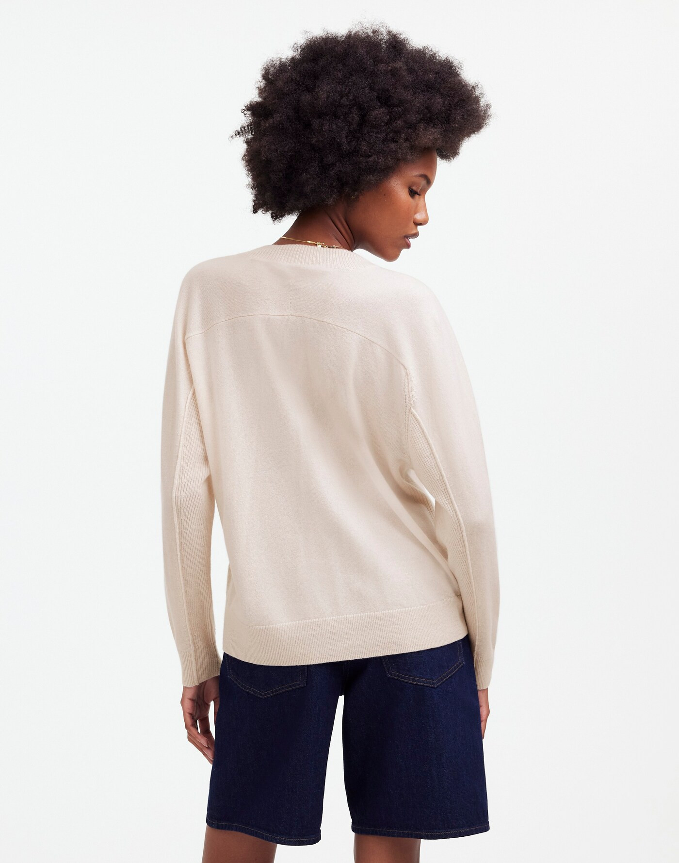 Cashmere V-Neck Sweater | Madewell | Madewell