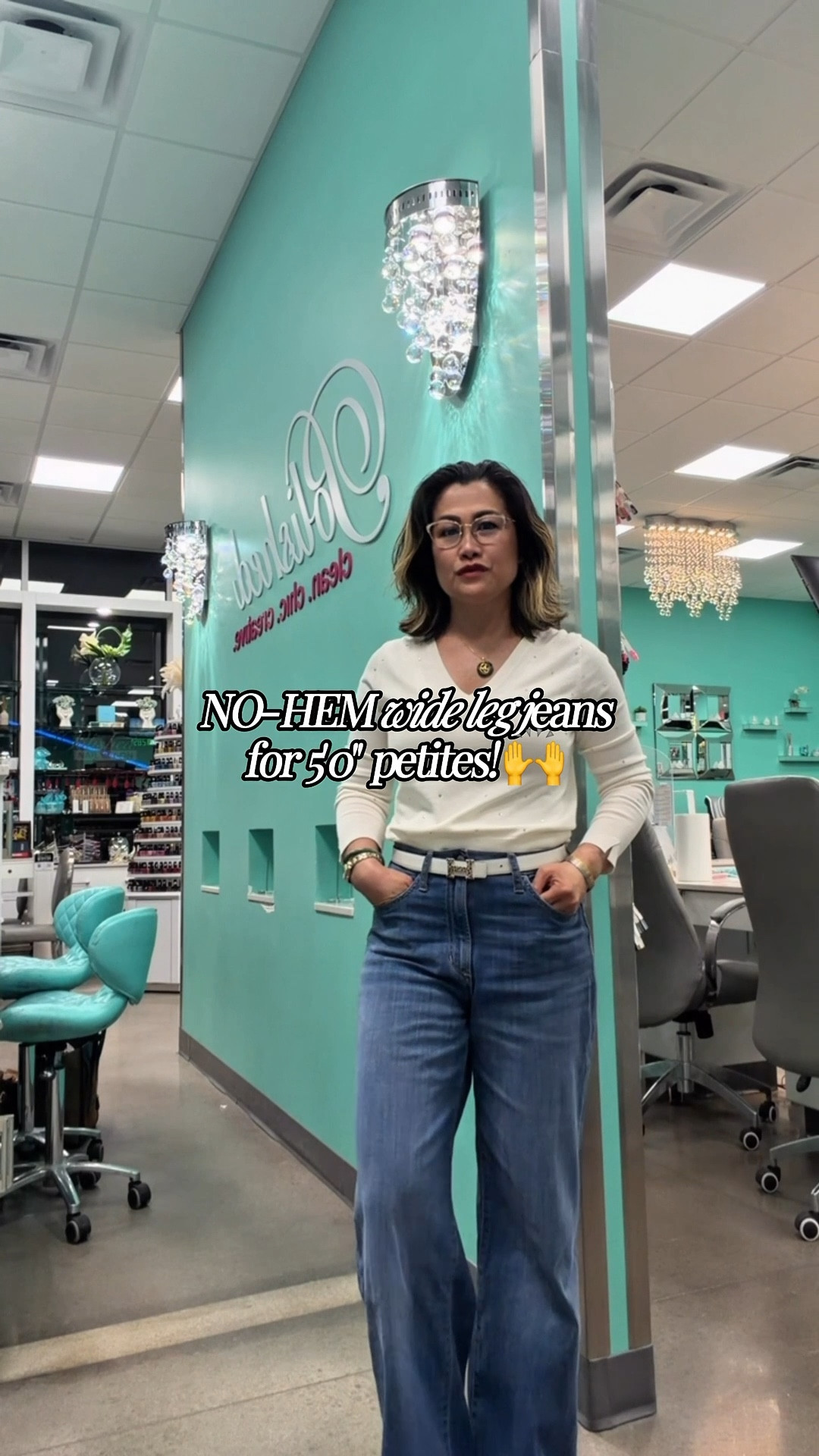 Petite girls, listen up! 📣 
Finding wide-leg jeans that don’t swallow a 5ft frame is nearly impossible, but these Joe’s high-waist ankle jeans are perfection. They hit at the ideal spot with a 2-inch heel, taking me straight from the office to cocktails. 
🍸 Note: I’ve actually lost some weight, so I’m sizing down—grab your true size (or a size down if you’re between) while they’re still on sale at Nordstrom Rack!

#LTKPetite #LTKootd #LTKOver40