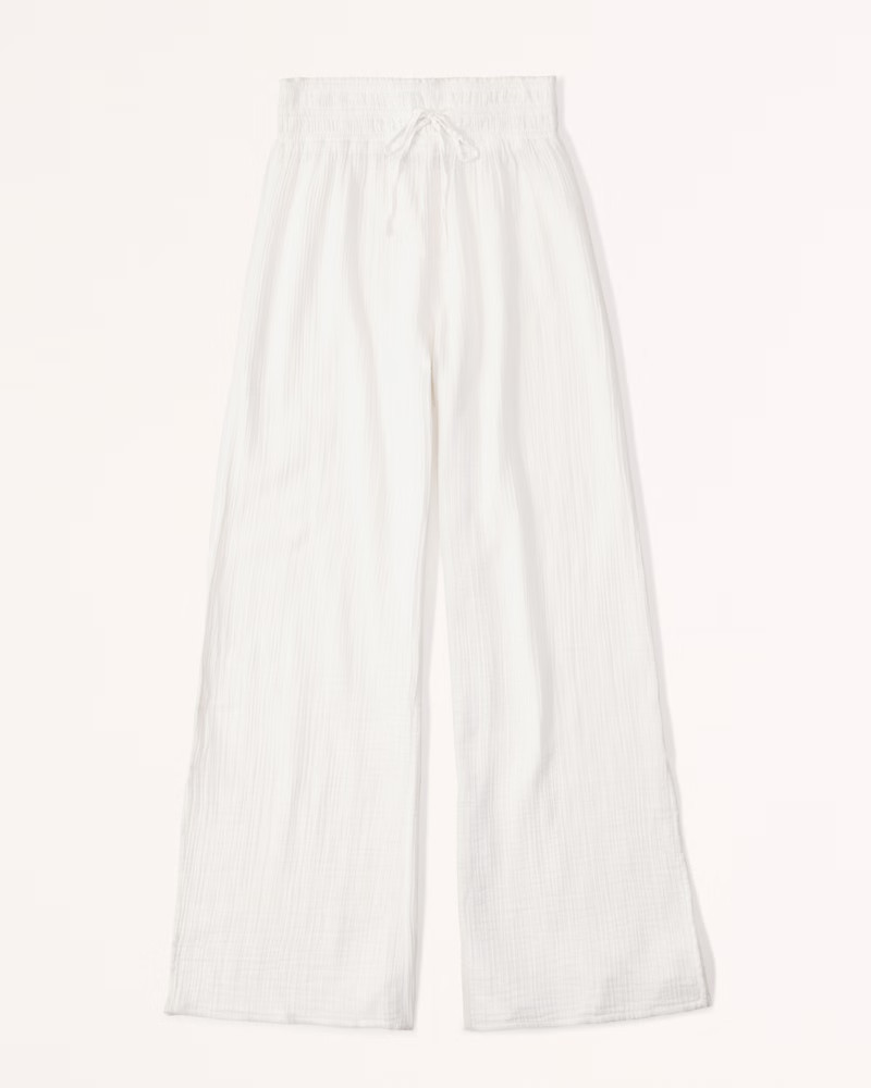 Gauzy Beach Coverup Pant | Abercrombie & Fitch (US)